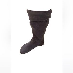 Women’s Gray Fleece Knee-High Boot Liners